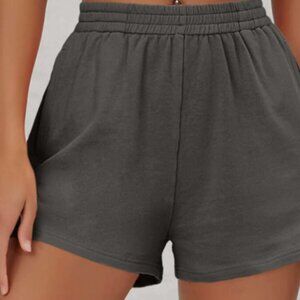 SHEIN EZwear Solid Track Shorts - XS